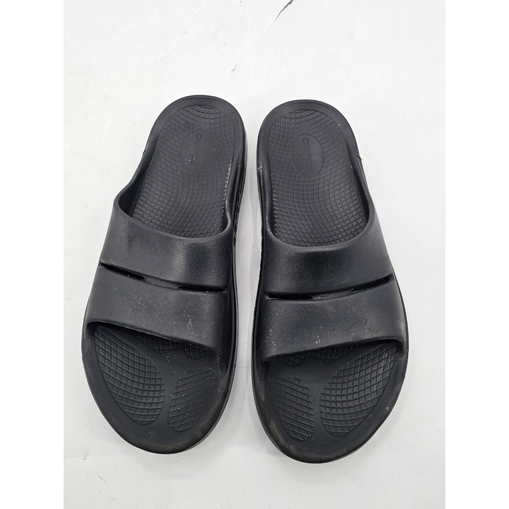 OOFOS‎ OOahh Black Recovery Slide Unisex Size Men's 13 /Women's 15